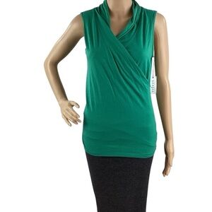 Calvin Klein Green Crossover Tank Top
